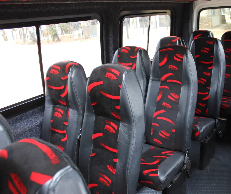 22-seater bus for hire in Gauteng – perfect for small group transport. Comfortable and spacious 22-seater bus for corporate events and school trips.