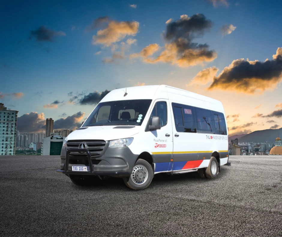22-seater bus for hire in Gauteng – ideal for small group transport and corporate events.